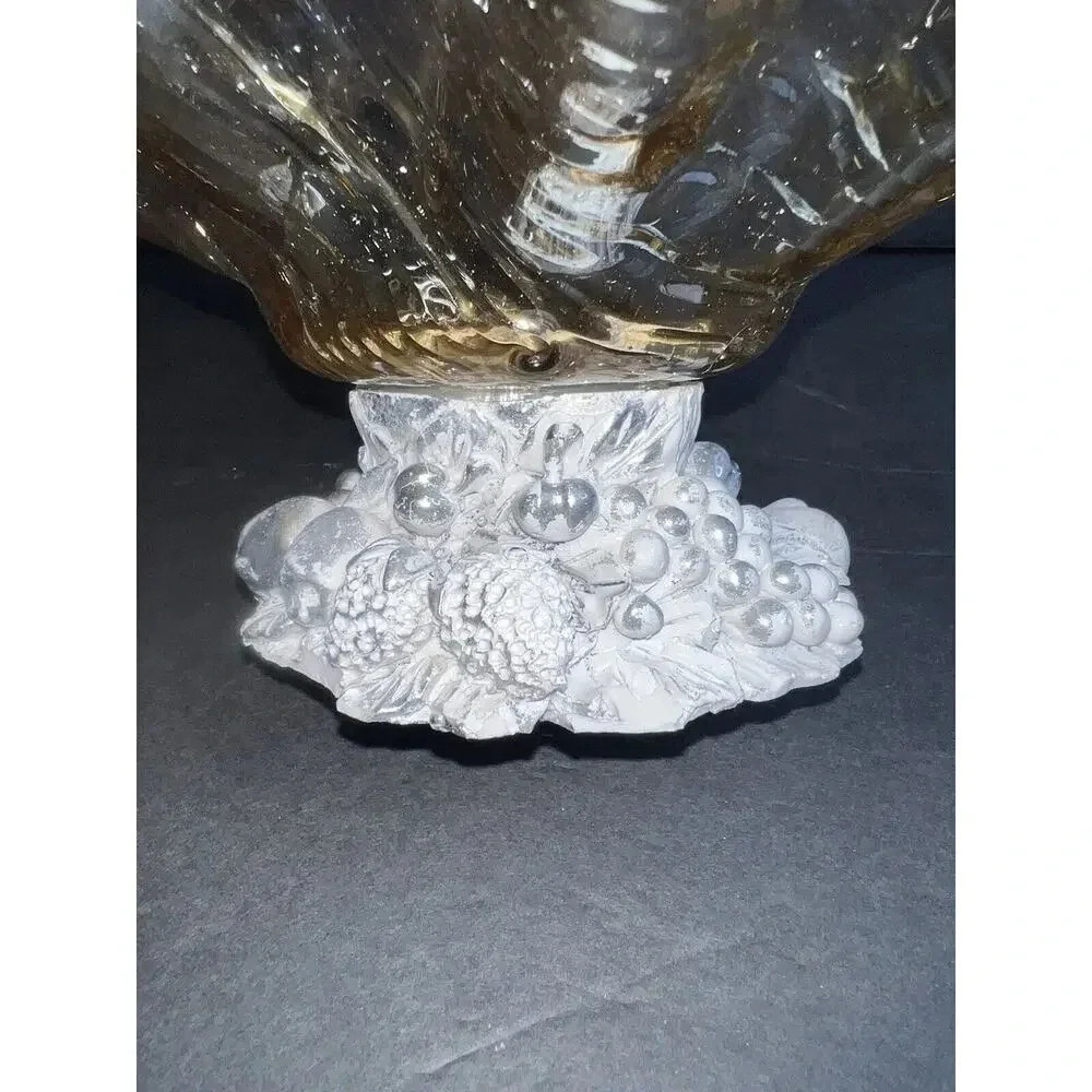 Antica cristalleria By Savarese Murano Lustre Champagne Glass Footed Bowl Italy - Picture 10 of 14